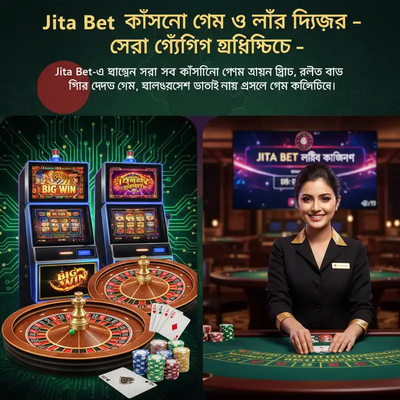 Jita Bet ক্যাসিনো গেম ও লাইভ ডিলার গেমিং অভিজ্ঞতা